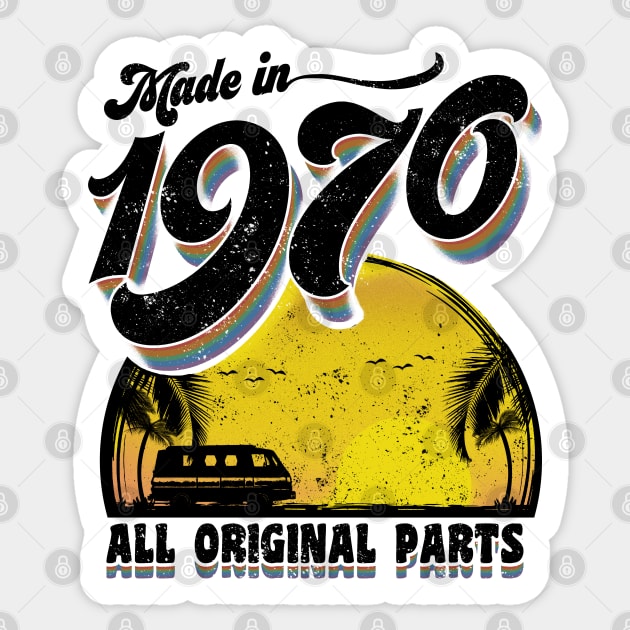 Made in 1970 All Original Parts Sticker by KsuAnn